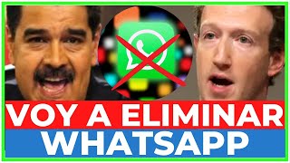 🤣 NICOLÁS MADURO ENLOQUECE y EXPULSA a WHATSAPP de VENEZUELA que se VAYAN para SIEMPRE [upl. by Lexy]