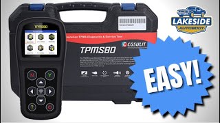 CGSULIT TPMS80  Tire Pressure Monitoring System Service Tool Review [upl. by Kant789]