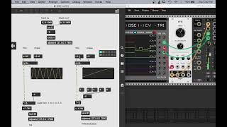 Open SoundControl basic example from Maxmsp to VCVRack 2 [upl. by Niwhsa]