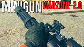 Using the MINIGUN in Warzone 20 Its Even Crazier Now [upl. by Erikson]