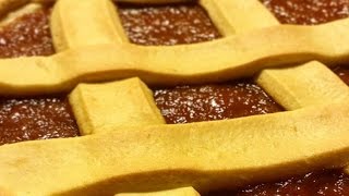 Crostata con marmellata di pesche FATTA IN CASA SENZA BURRO [upl. by Eelrac]