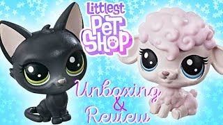 NEW 2018 Littlest Pet Shop Unboxing amp Review Jade Catkin amp Petula Woolwright Series 2 [upl. by Acyssej96]