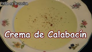 Crema de Calabacín  Receta light 100 Vegetariana [upl. by Almat]