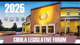 Cibola Area Legislative Forum Virtual Forum Meeting [upl. by Esinert730]