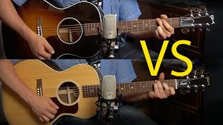 Gibson L00 Standard vs L00 Studio  Mahogany vs Walnut Comparison [upl. by Jaret]