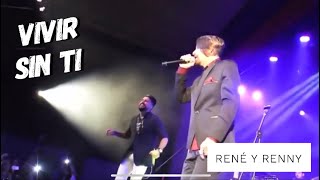 RENE Y RENNY VIVIR SIN TI SHOW BOGOTA 2019 [upl. by Kryska]