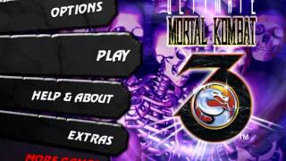 Ultimate Mortal Kombat 3  Apple iOS  Title Screen [upl. by Robby792]