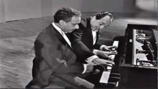 Hungarian Rapsody No 2  Liszt by Victor Borge and Leonid Hambro [upl. by Mendes428]