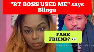 Miss Blinga say RT Boss is a user and ITS OVER 😯 DIS HATT 🔥 [upl. by Eikin]