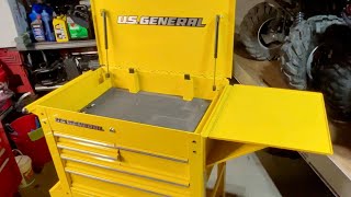 US General 30quot 5Drawer Tool Cart 2 Year Review [upl. by Suellen531]