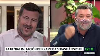 kramer imita a Sichel Bienvenidos Canal 13 [upl. by Tella]