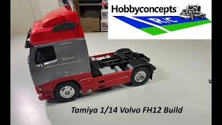 114 Tamiya Volvo FH12 Globetrotter 420 Build [upl. by Dauf763]