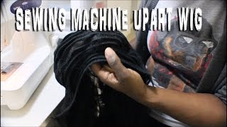 Tutorial How to Make a Upart Wig with Sewing Machine BEAUTYCUTRIGHT [upl. by Ruyle]