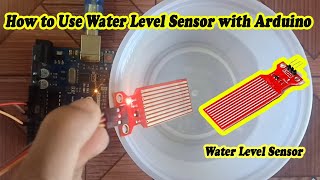 How to Use Water Level Sensor with Arduino Serial Monitor [upl. by Ainoyek558]