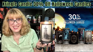 Kringle Candle 30 Off Halloween Candles [upl. by Ailel]