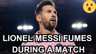 Lionel Messi Fumes During Win Over Montreal [upl. by Elison]