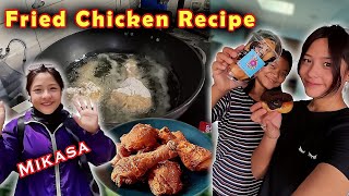 Mukbang Garna Yeti Mehanat🥲Fried Chicken Recipe With ​⁠Mikasastha gurungeatingchannel [upl. by Gies]