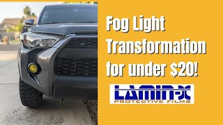 CHEAP Fog Light TRANSFORMATION  LaminX [upl. by Essyla719]