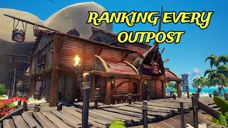 RANKING EVERY OUTPOST IN SEA OF THIEVES [upl. by Slosberg]