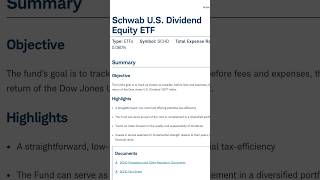 SCHD is the GOAT of Dividend ETFs investing dividendinvesting stocks dividends schd [upl. by Elatnahc]