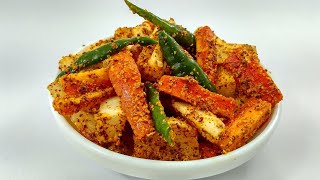 गाजर मूली का चटपटा अचार आज ही बनाये आज ही खाएं  Gajar mooli ka instant achhar recipe [upl. by Marston]