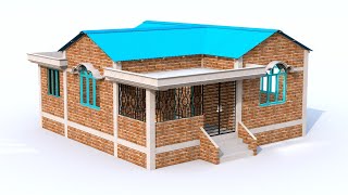 नार्थ ईस्ट डिज़ाइन से टीन का घर  tin set house design  tin shed 3 bedroom house design [upl. by Philbo]