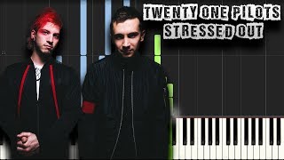 Twenty One Pilots  Stressed Out  Piano Tutorial Synthesia Download MIDI  PDF Scores [upl. by Gurango]