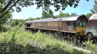 Massive effort from 66008 at Aberdare 15062014 [upl. by Reseta394]