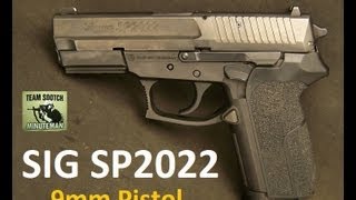 Sig SP2022 9mm Pistol [upl. by Verneuil]