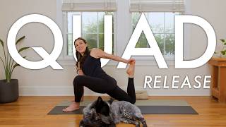 Quad Release  15 minute Yoga Practice [upl. by Fernand]