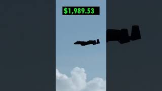 A10 Warthog Cost in Real time [upl. by Marvin]