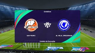 FC San Pedro vs AlHilal Omdurman 15092024 CAF Champions League PES 2021 [upl. by Ivel]