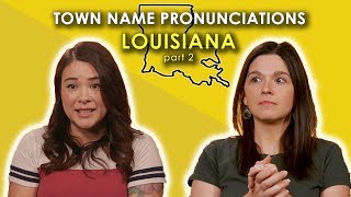 We Tried again to Pronounce these Louisiana Towns [upl. by Arza]