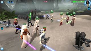 JMLPLO KOON DC vs JMKEETH KOTH DC Testing  SWGOH [upl. by Grazia]