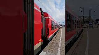 Ausfahrt RS 71 nach Weißenhorn mit RS 7 nach Vöhringen in Ulm Hbf [upl. by Philpot]