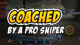 I got COACHED by a PRO SNIPER  SWTOR PVP 73 Sniper Guide [upl. by Naenej]