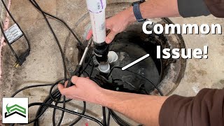 Sump Pump Running But Not Pumping Out Water  3 Fixes [upl. by Birck772]