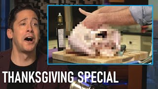 Michael Knowles reacts to Ben Shapiro preparing a Thanksgiving turkey [upl. by Letnoj603]