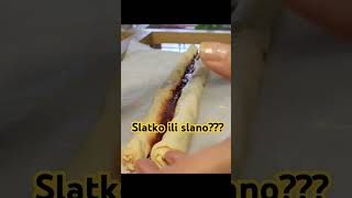 Slatko i slano sa lisnatim tijestomSweet and salty with puff pastry [upl. by Ahsimot]