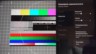 Ustawienia obrazu sony bravia po profesionalnej kalibracji z filmu nr 1 [upl. by Einiar]