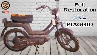 Full Restoration old SI Piaggio  Full Timelapse [upl. by Seavey]