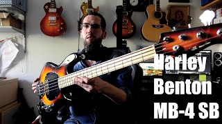 Harley Benton MB4 SB  review and opinion bassguitar review HarleyBentonOfficial [upl. by Poirer]