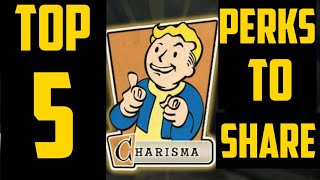 Fallout 76  Top 5 Best Perks To Share [upl. by Drannel172]