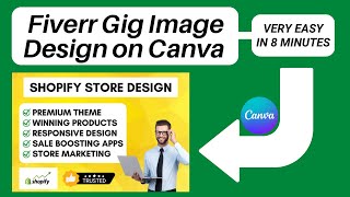 How to Create Effective Fiverr Gig Image with Canva  Fiverr Gig Image Size  Fiverr Gig Image Canva [upl. by Rudiger]