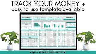 Create an Easy Budget Planner With Me in Google Sheets  Template [upl. by Anirahc]