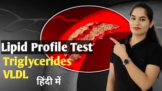 Lipid Profile Test  Triglycerides  VLDL  Biochemistry lecture in hindi  What is triglyceride [upl. by Aklam]