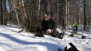 Snowshoeing at the cabin and 3000 subs QampA [upl. by Anastos377]