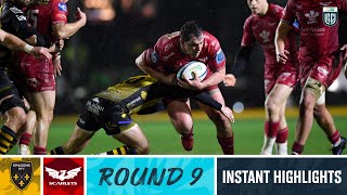 Dragons RFC v Scarlets  Instant Highlights  Round 9  URC 202324 [upl. by Oine]