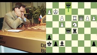 Kasparov defenda a honra da raça humana Kasparov x Deep Blue 1996  Partida 0506 [upl. by Anitnauq]