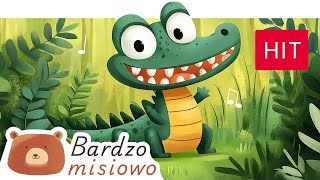 Bardzo Misiowo 🐻  Liczymy ząbki krokodyla  Piosenki dla dzieci 🐊🐊🐊 [upl. by Akerue]